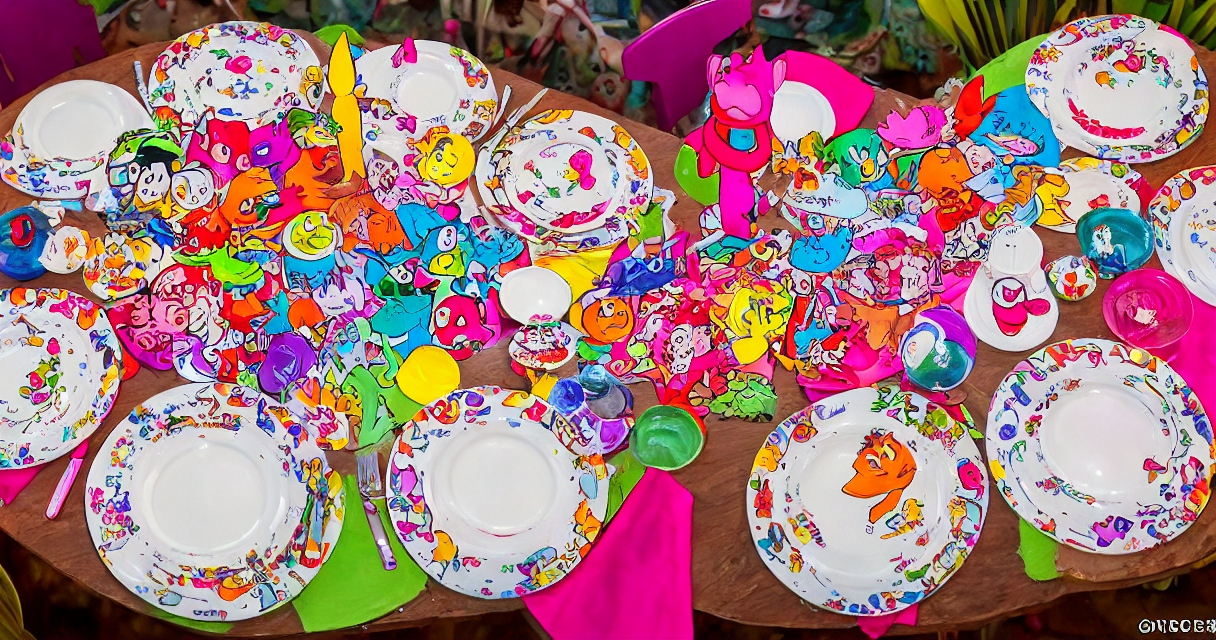 Hold fest med Gurli Gris tallerkensæt – dekoreret med dine yndlingsfigurer